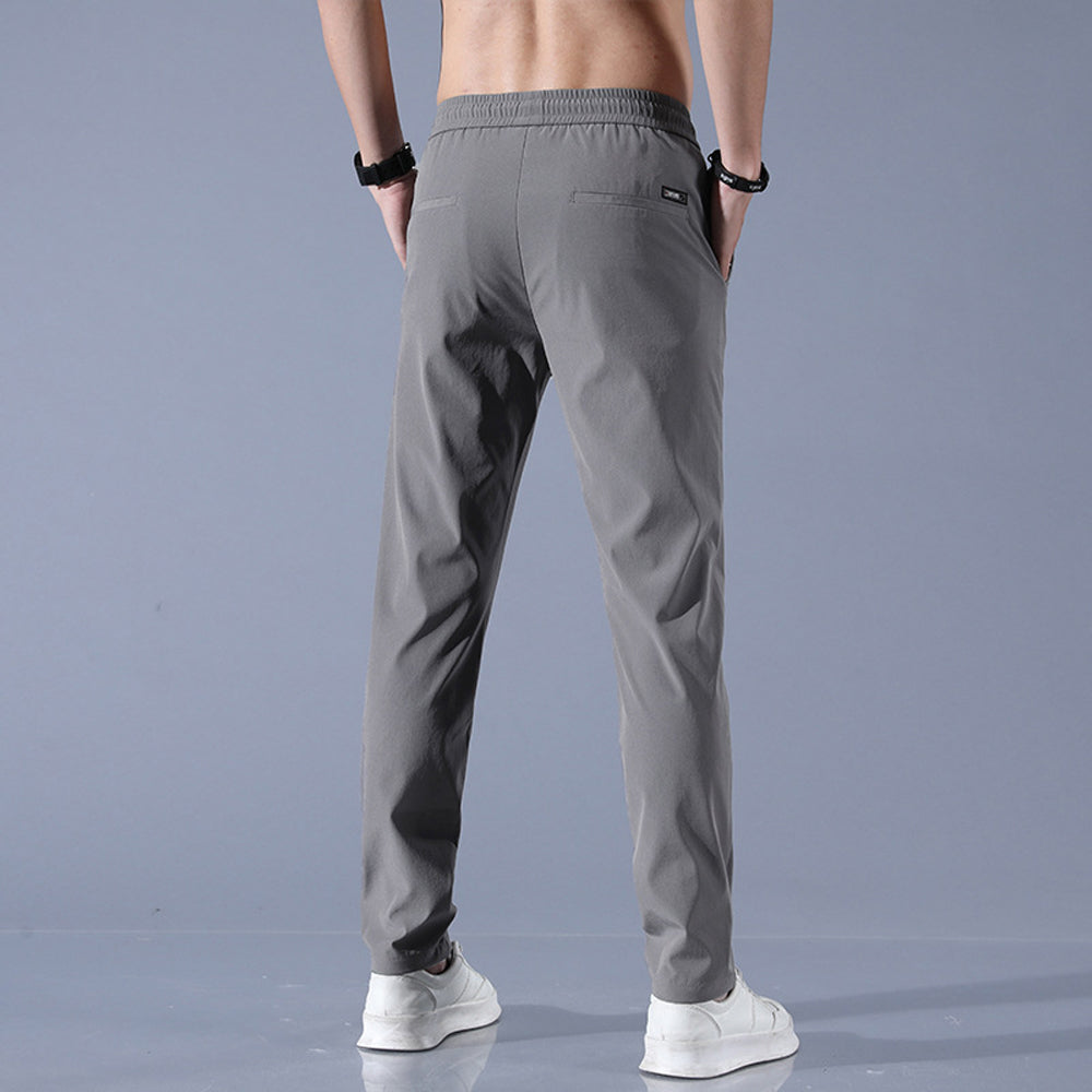 Men's ice silk sports and leisure trousers for spring and summer