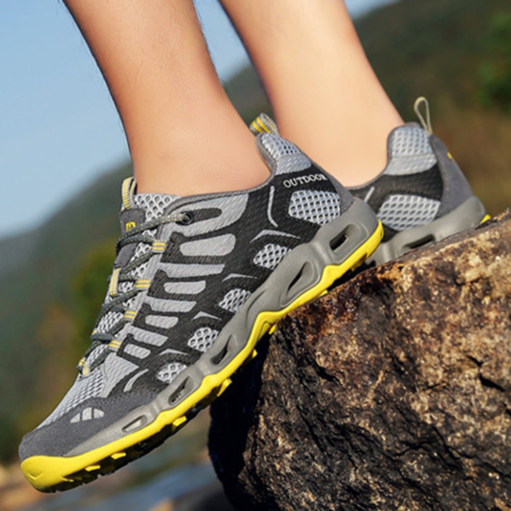 New Mesh Lace Up Outdoor Hiking Sneakers