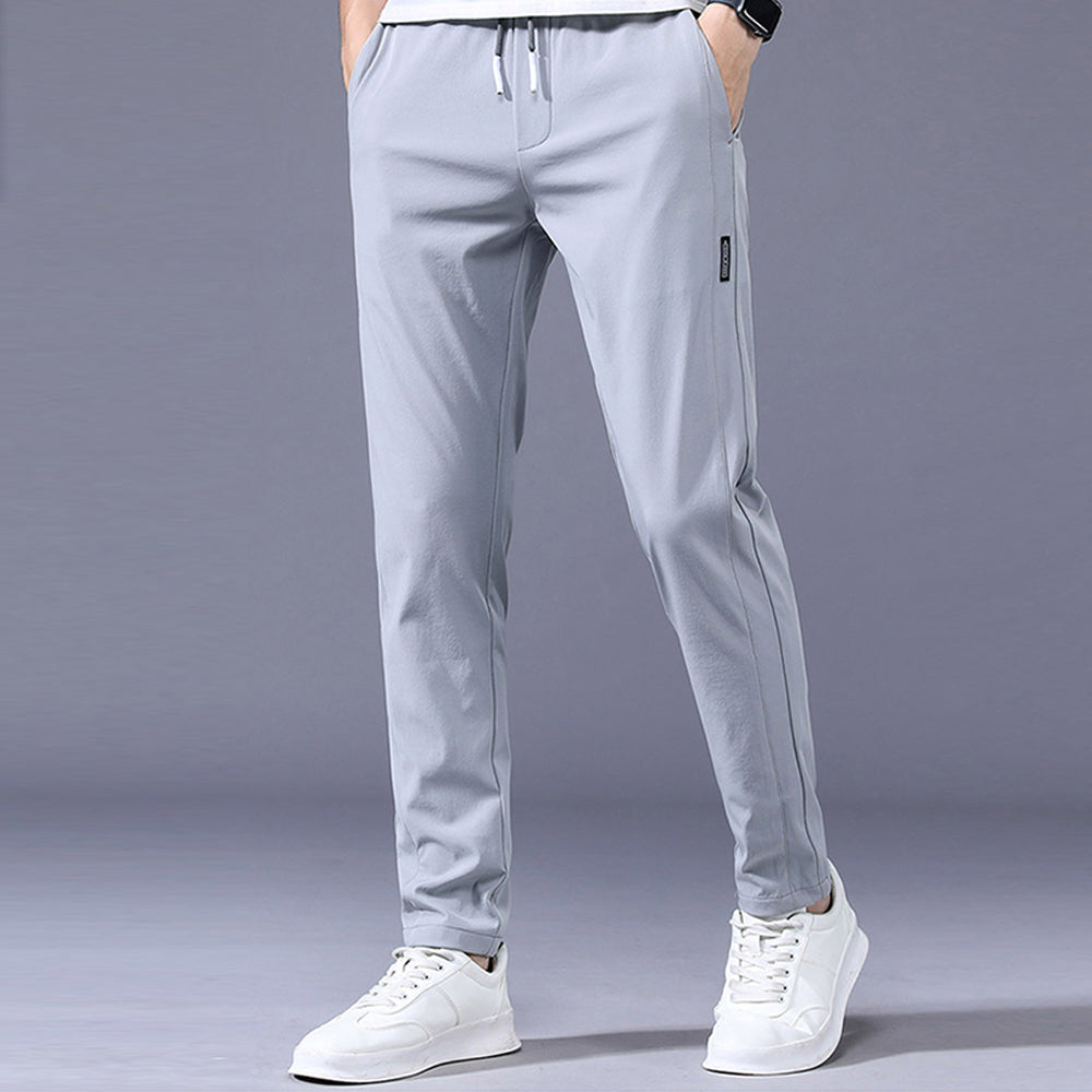 Men's ice silk sports and leisure trousers for spring and summer