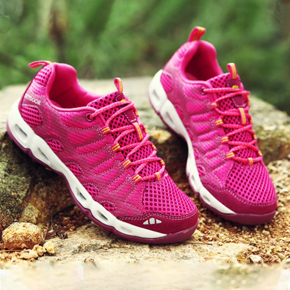 New Mesh Lace Up Outdoor Hiking Sneakers