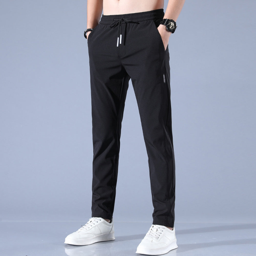 Men's ice silk sports and leisure trousers for spring and summer