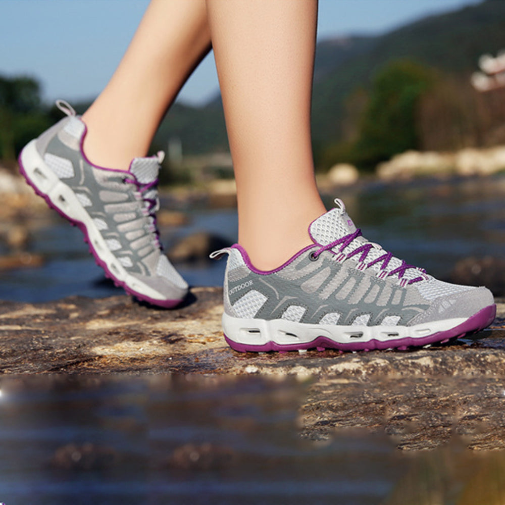 New Mesh Lace Up Outdoor Hiking Sneakers