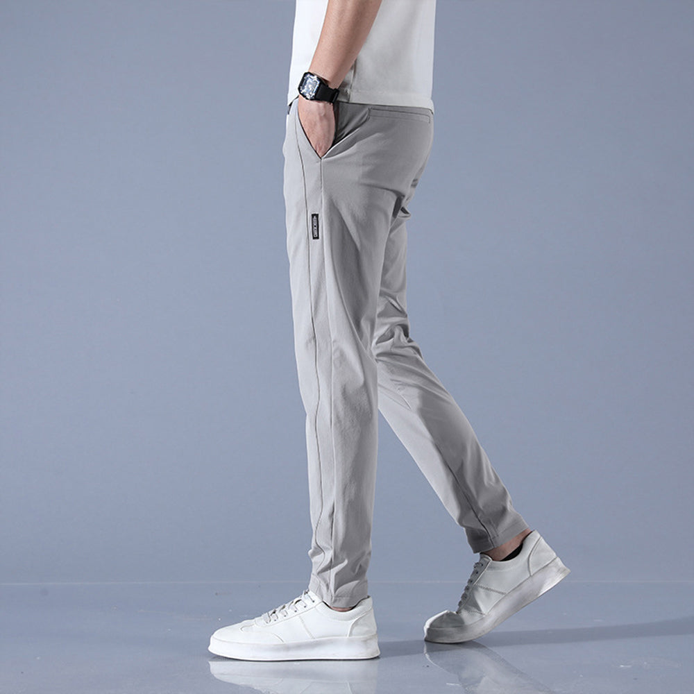 Men's ice silk sports and leisure trousers for spring and summer