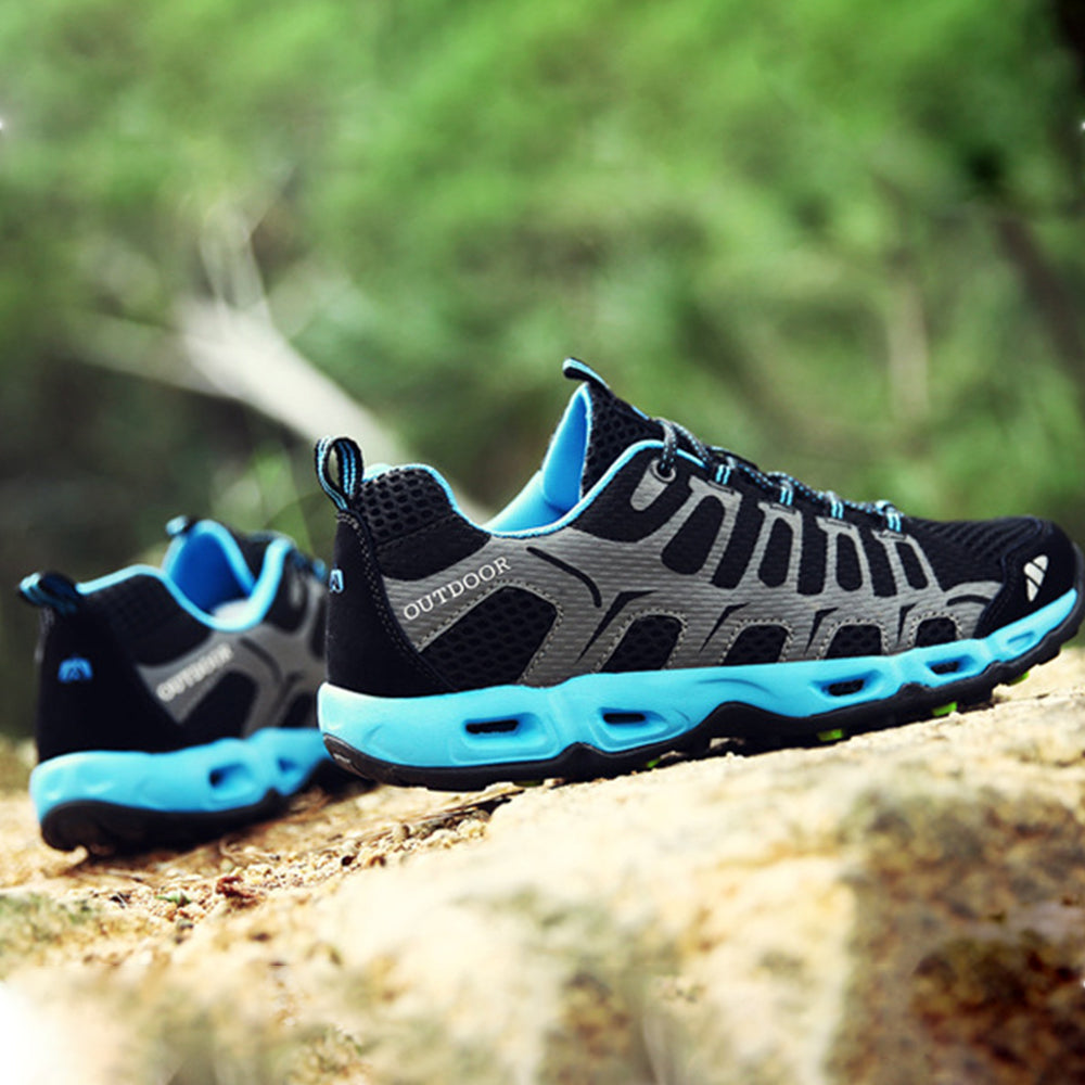 New Mesh Lace Up Outdoor Hiking Sneakers