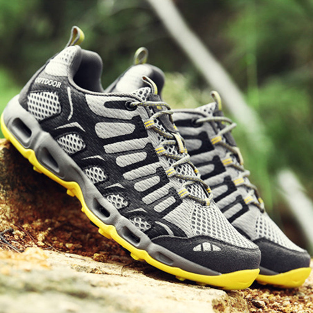 New Mesh Lace Up Outdoor Hiking Sneakers