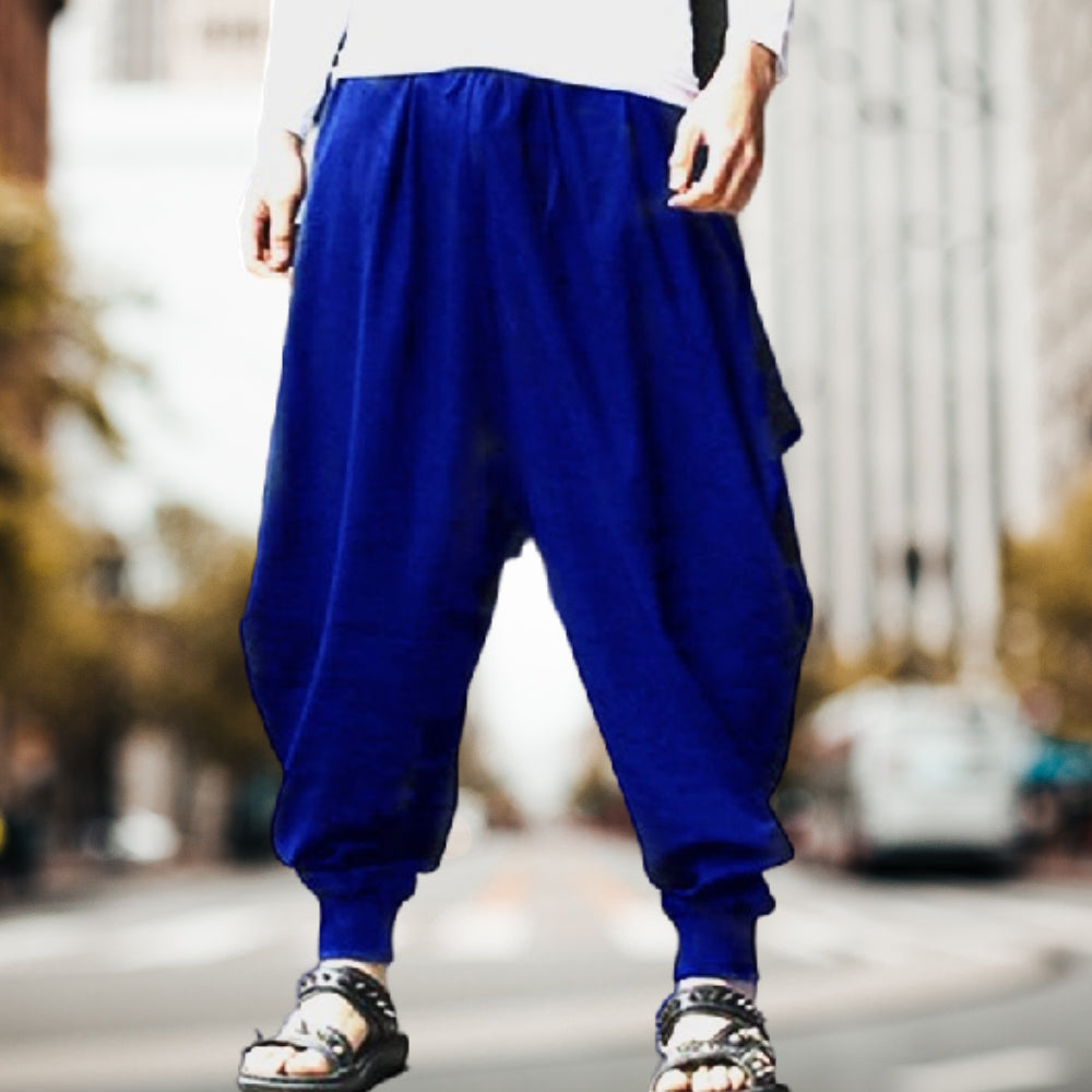 2023 New Men's Vintage Harem Loose Trousers