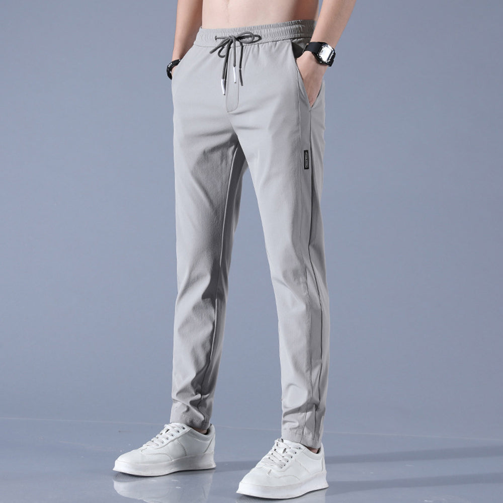 Men's ice silk sports and leisure trousers for spring and summer