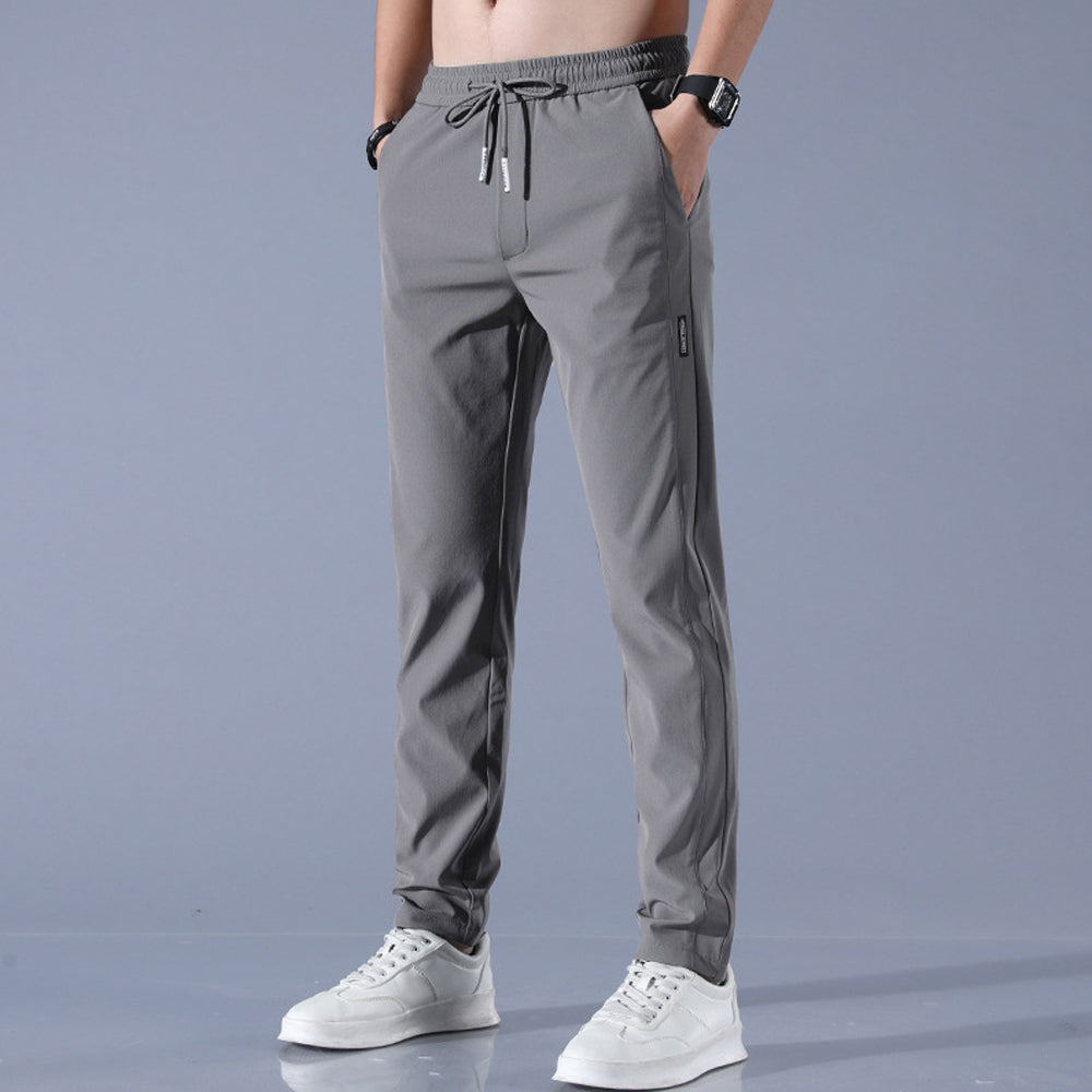 Men's ice silk sports and leisure trousers for spring and summer