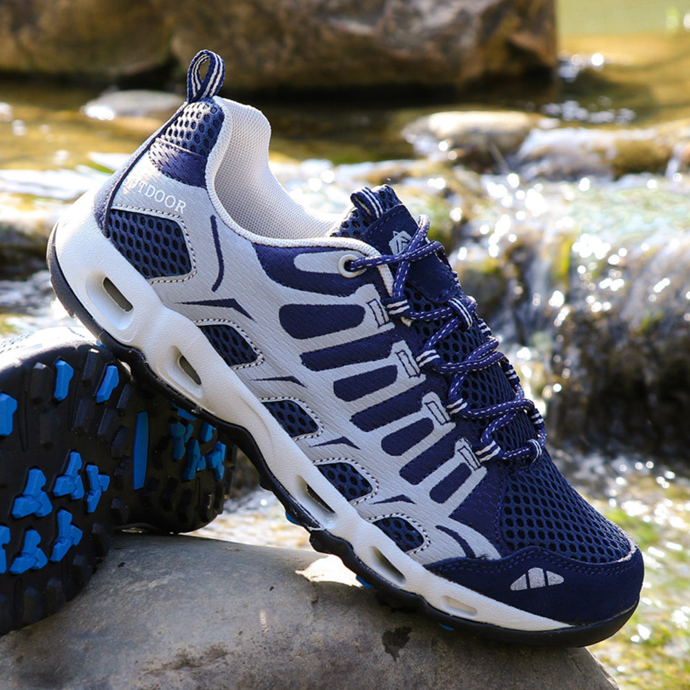 New Mesh Lace Up Outdoor Hiking Sneakers