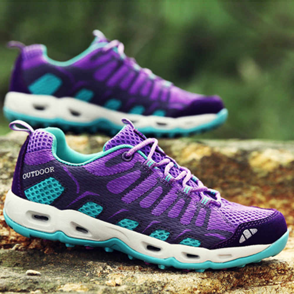 New Mesh Lace Up Outdoor Hiking Sneakers