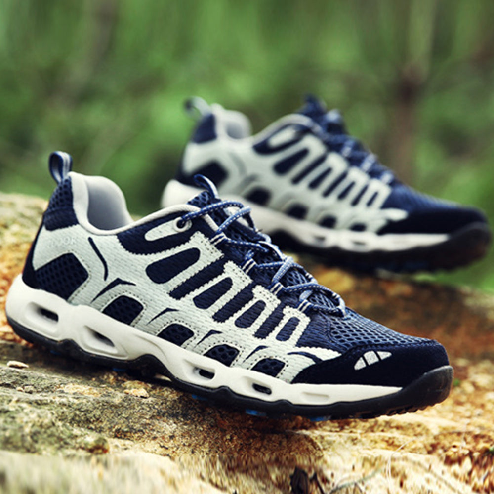 New Mesh Lace Up Outdoor Hiking Sneakers