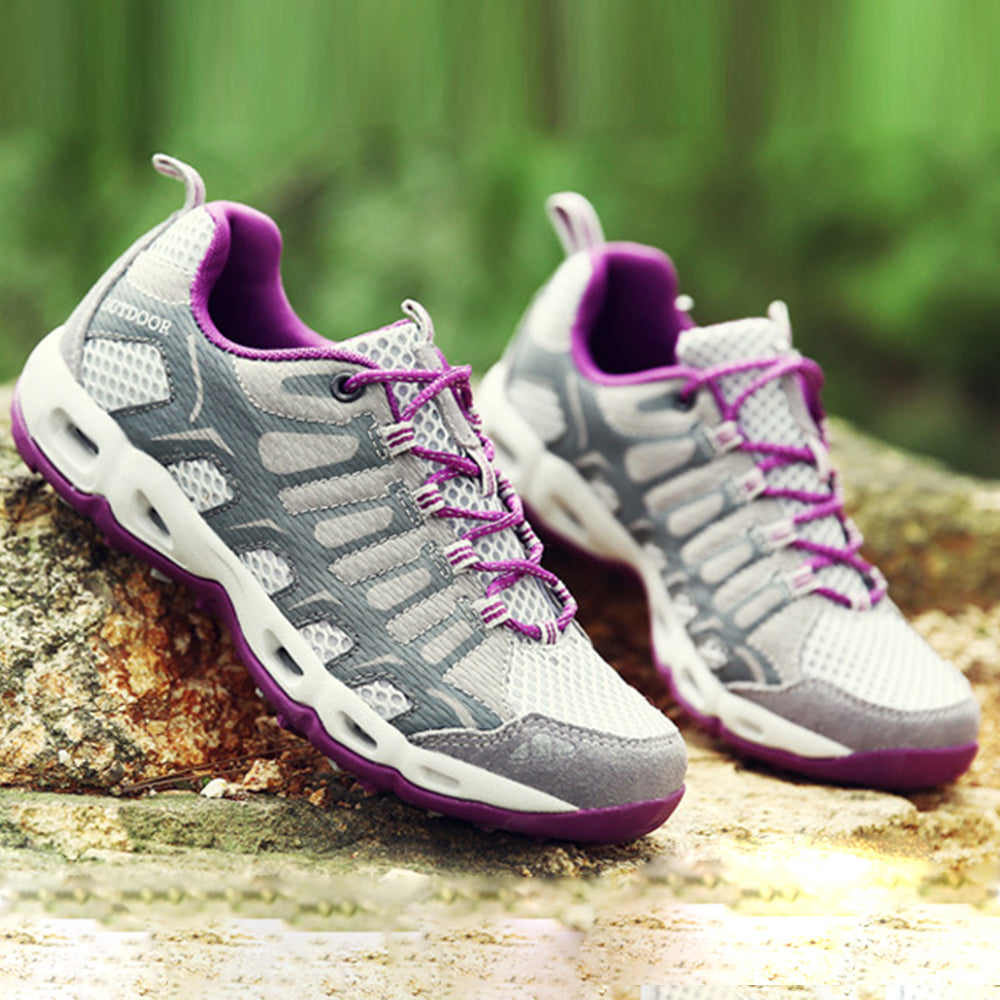 New Mesh Lace Up Outdoor Hiking Sneakers